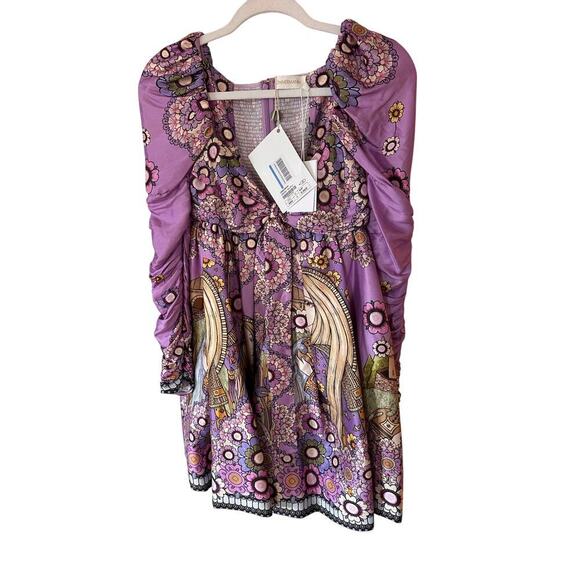 Zimmermann Cosmic Twist Front Mini Dress size 0 - Picture 4 of 11